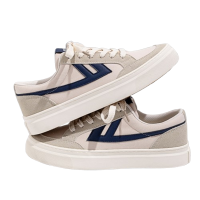 回力(Warrior)厚底板鞋男款春秋季增高轻便百搭运动休闲帆布鞋男鞋户外休闲鞋