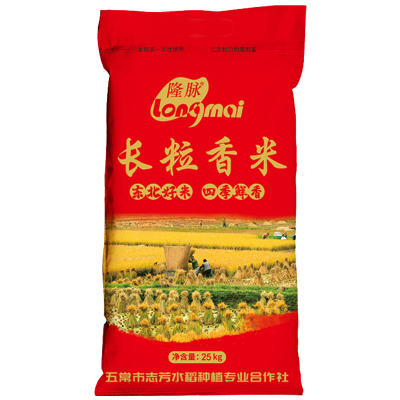 隆脉 东北大米 长粒香 25kg/袋