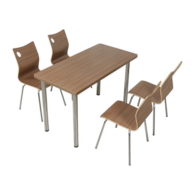 臻远 ZY4040838 餐桌椅组合学校食堂桌椅一桌四椅