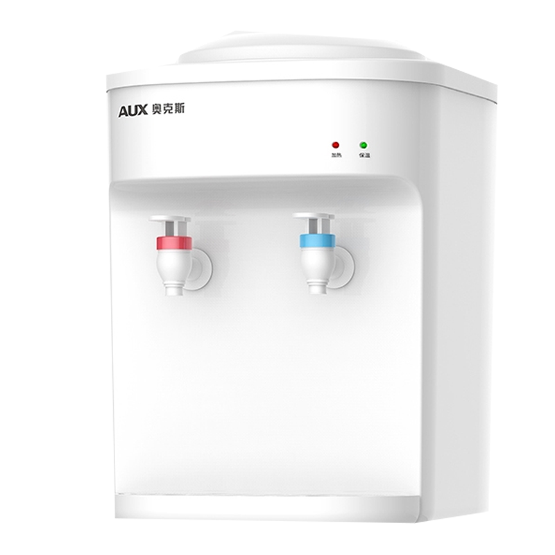 奥克斯(AUX)台式饮水机家用小型迷你办公室宿舍上置水桶_白色_温热