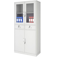 东杉 铁柜 中二斗加厚文件柜 台