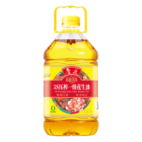鲁花香味家族5S压榨一级花生油5L*1瓶