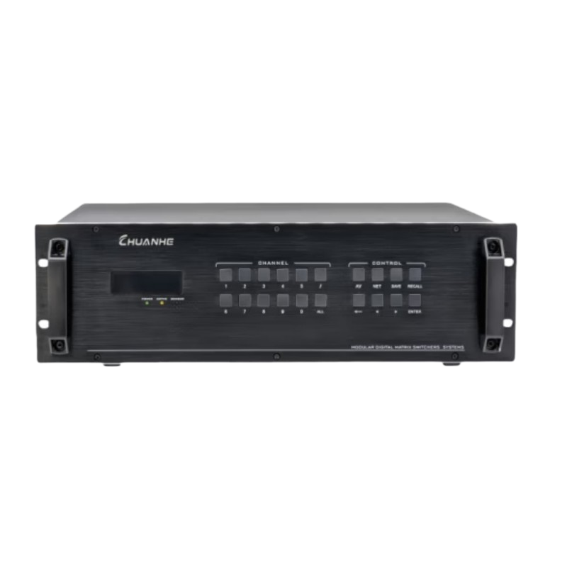 川河 4进12出混合矩阵(4路VGA进12路HDMI出) CHE-VM0412 台