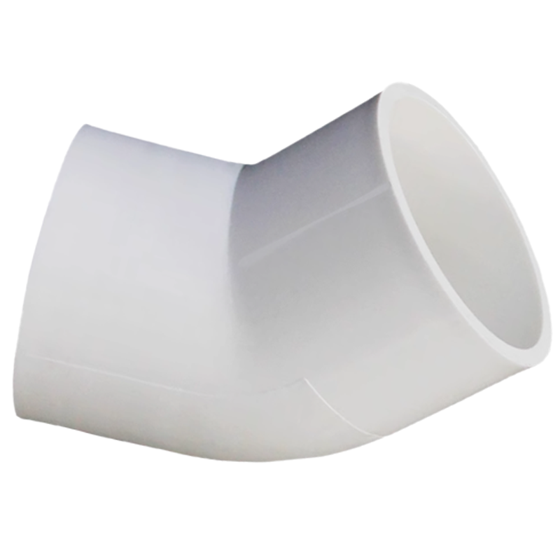 云型巨 PVC-U给水管弯头45° PVC给水管配件45度弯头 32mm 单位:个