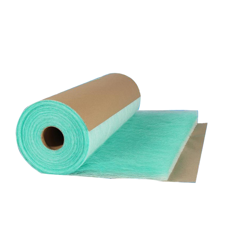 俊威-绿白色玻纤漆雾毡过滤棉厚度8CM 1m*20m/卷(20平方)