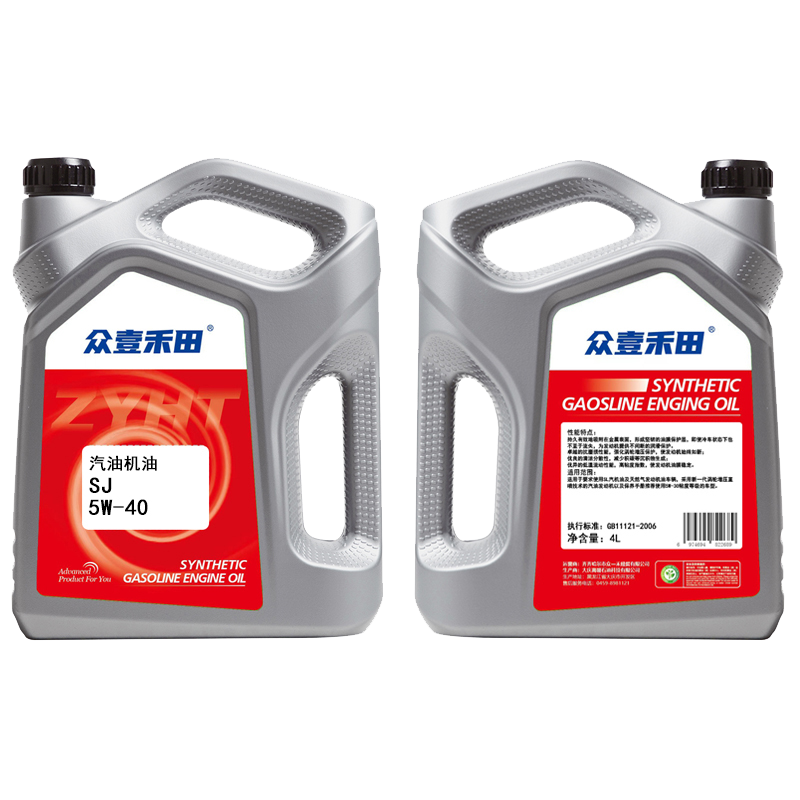众壹禾田 汽油机油 SJ 5W/40 4L*6/箱