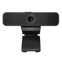 罗技 高清会议室摄像头 主播摄像头 自动对焦 镜头关闭开关 保护隐私 1080P C925e