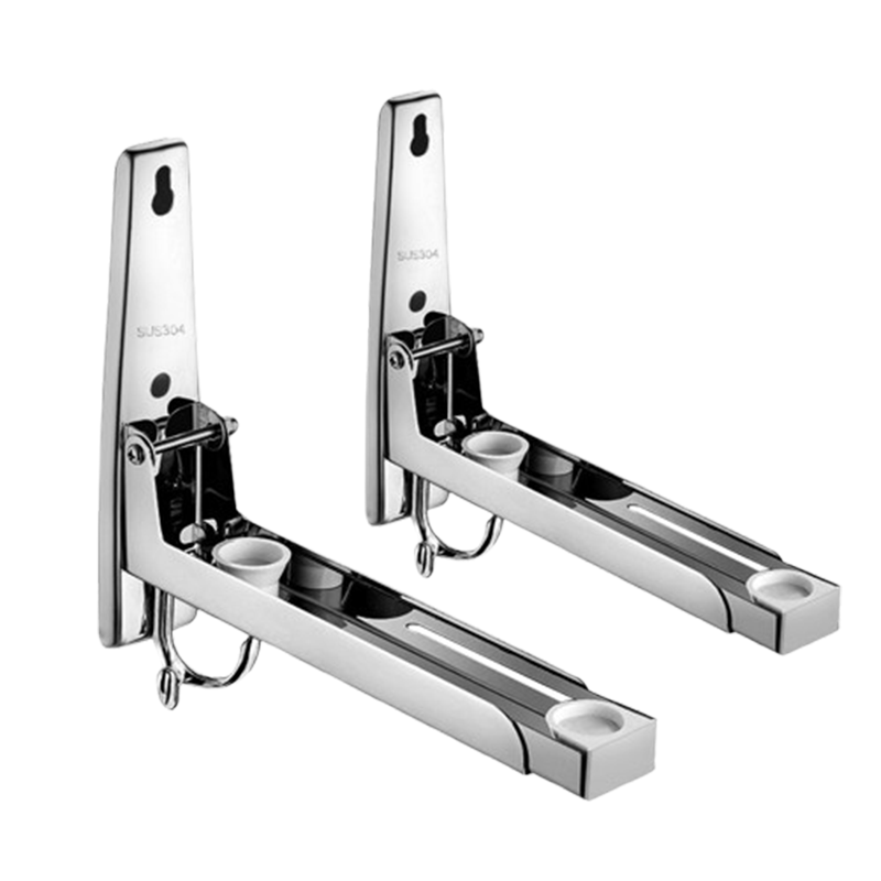 邦可臣厨房挂墙上烤箱微波炉置物架子加厚不锈钢支架收纳架挂架托架壁挂