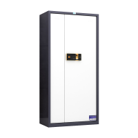 臻远ZYJJ-80013 保密柜密码文件柜保密档案资料柜钢制密码锁保密 灰白套色通门指纹锁