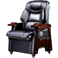 晋舰 老板椅商务总裁办公椅按摩椅皮大班椅可躺电脑椅 PU皮