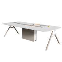 力拓星 会议桌椅 2.4m+8椅 套