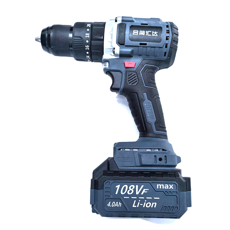 合简汇达 锂电无刷冲击电钻 HD1380 重型13mm 4.0Ah 两电一充 套