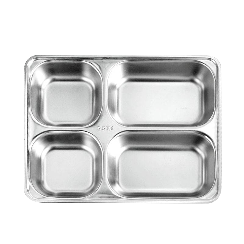 津卓 不锈钢四格餐盘 四格款 个