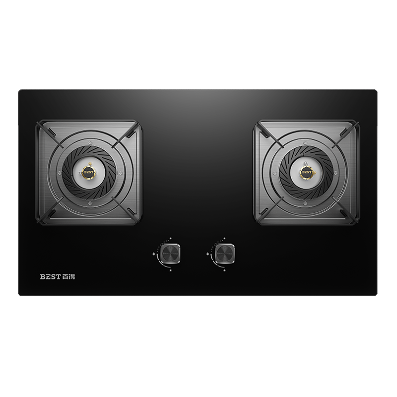 华帝百得(BEST) QE50新款铝炉头燃气灶 5.2kW家用嵌入式大火力灶 台嵌两用双眼灶具(天然气)