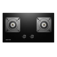 华帝百得(BEST) QE50新款铝炉头燃气灶 5.2kW家用嵌入式大火力灶 台嵌两用双眼灶具(天然气)