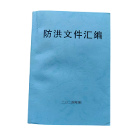 欣和小杨 定制防洪文件汇编 145*210mm 单位:本