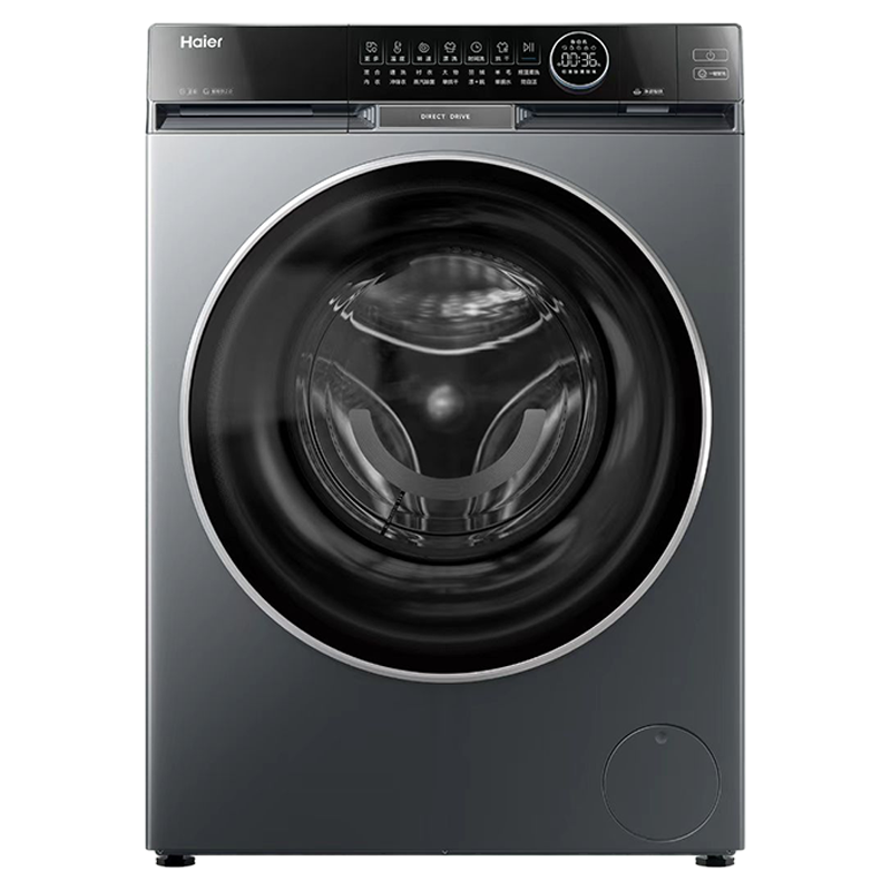 海尔(Haier)滚筒洗衣机 朗境X11系列 10公斤 直驱 活水精华洗洗干一体机 XQG100-HBD12566