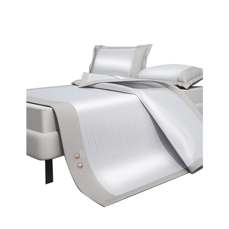 伊伊爱 宽头绣花冰柔席三件套