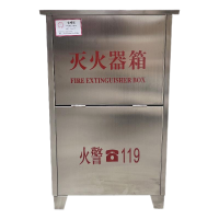 净瓶不锈钢灭火器箱 4kg*2 单位:个