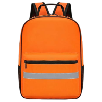 山之只 收纳 双肩防护包 橘色 个