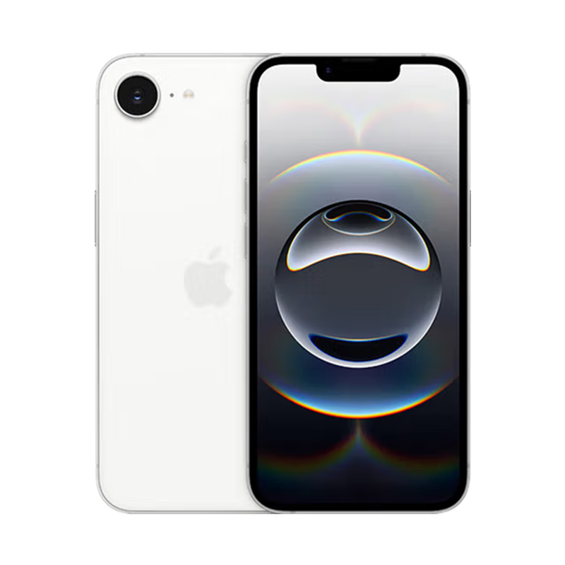 [全新]Apple iPhone 16e 白色 256GB A18仿生芯 6.1英寸 5G全网通双卡手机国行正品