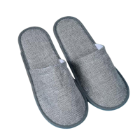 东升美辰 一次性拖鞋男款6mm亚麻灰[44码] DS-005 双