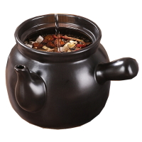 古达中药罐熬药砂锅家用煎药壶煎锅药煲药锅专用药罐子煮药的瓦罐_1.2L适合药量70克内