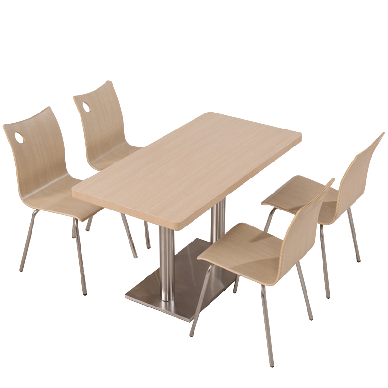 臻远 ZY4040801 餐厅桌椅餐桌椅组合一桌四椅