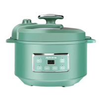 奥克斯(AUX)电压力锅家用4升多功能高压锅全自动煮饭煲汤电热火锅2-5人_春绿3L预约单胆蒸笼款