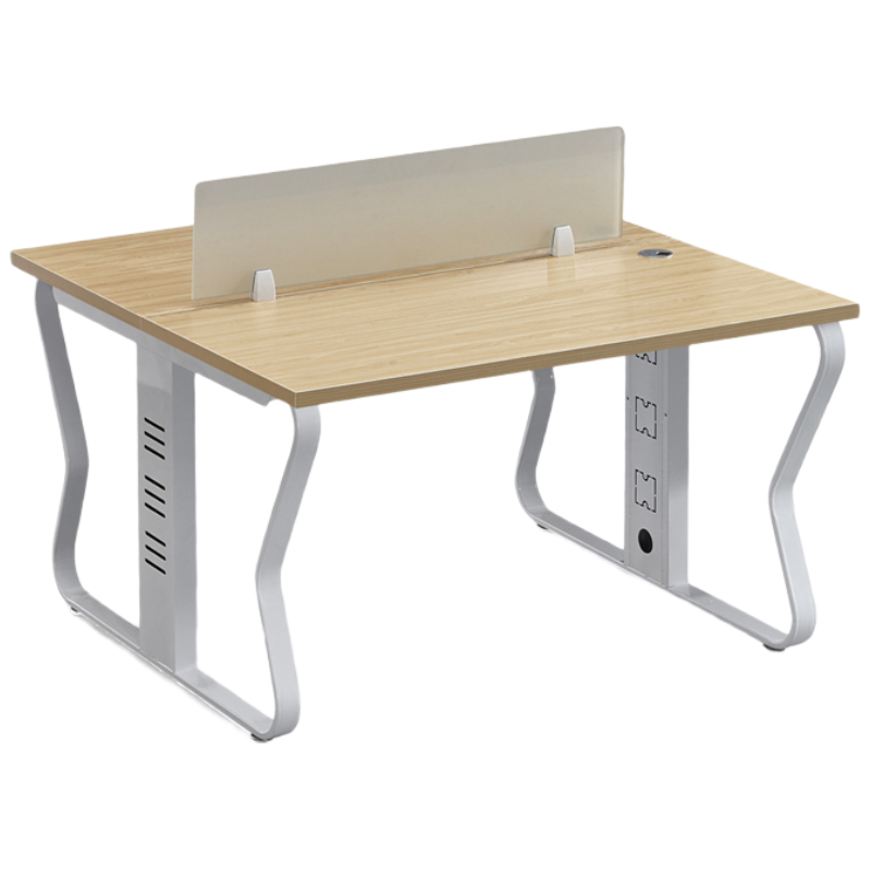 锦北 2人位1200*1200*750mm 办公家具职员办公桌电脑桌椅组合屏风卡座职员工位 面对面双人位不含柜椅