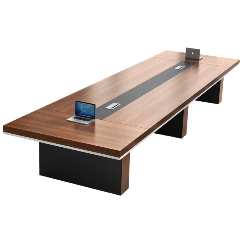 晋舰会议桌3500*1300*750mm 办公家具会议桌长桌椅组合简约现代长条桌子长方形职员工大型 定制3.5*1.3米