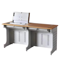 酷美智悦 翻转电脑桌培训桌双人位1600*600*750mm KM-JZ260 张