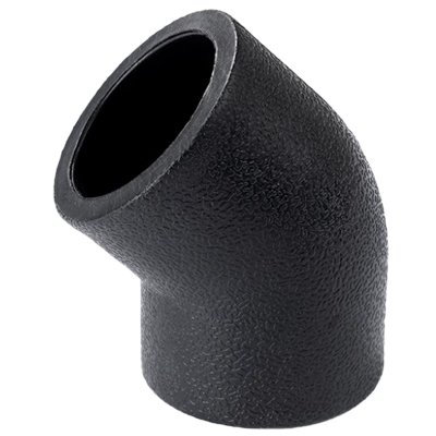 云型巨 PE弯头45° PE管配件饮用水自来水管硬管配件 110mm 单位:个