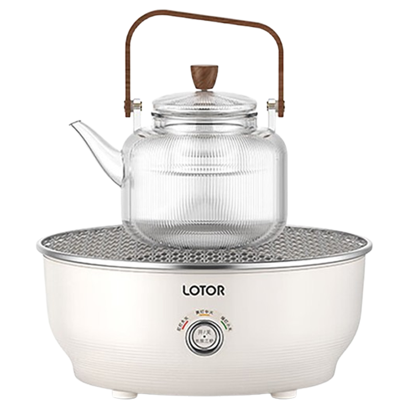 LOTOR养生壶全玻璃家用养生烧水壶围炉煮茶LD-WLZC01-TZ
