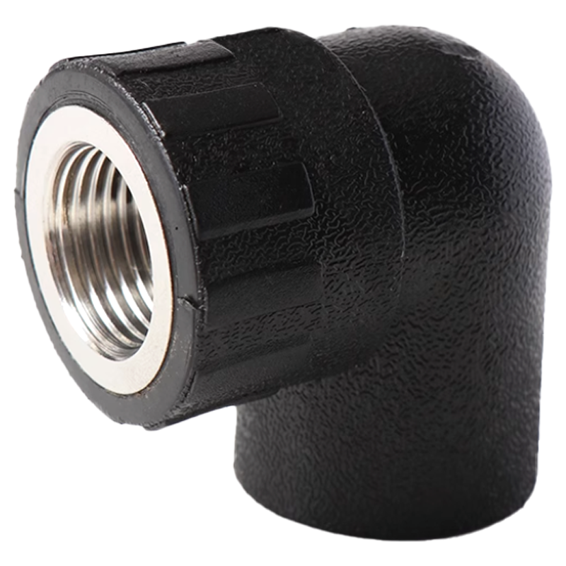 云型巨 PE内丝弯头 PE管配件饮用水自来水管硬管配件 25*6分(3/4) 单位:个