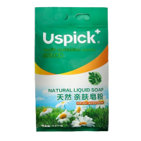Uspick+悠选天然亲肤皂粉1.5kg家庭装低泡易漂家庭装深度除菌去污渍