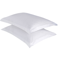 悠尔幔 白色贡缎枕套 58*88cm 套