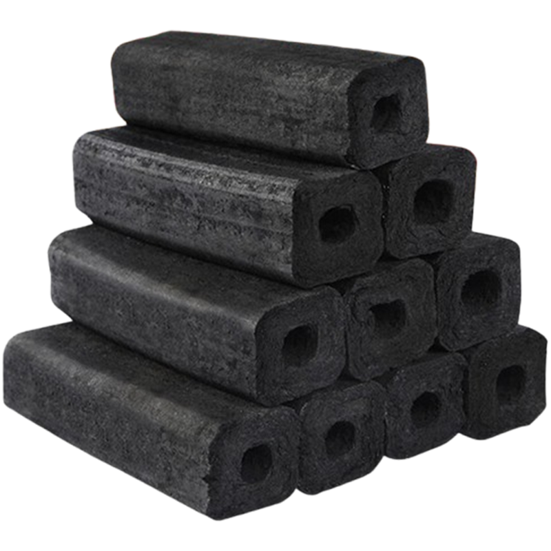 尚烤佳烧烤碳无烟取暖木碳烧烤燃料条炭20斤空心炭SKJ-206-1