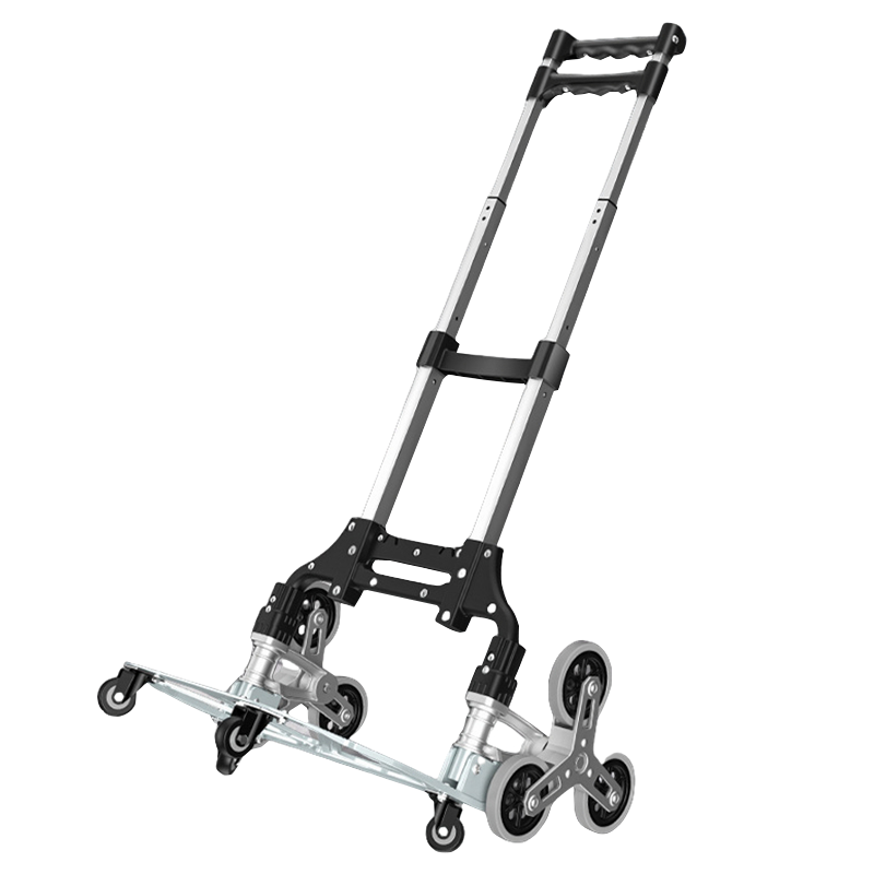 端固 爬楼车工具车铝合金手拉车万向轮折叠便携行李车承重70kg S186 /个