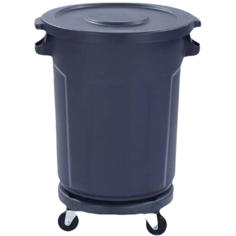 [疆不凡]圆形带底座垃圾桶120L/个