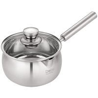 德铂奶锅梅根16cm不锈钢无涂层防烫手柄奶锅DEP-748