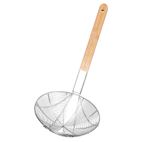 津卓 不锈钢漏勺笊篱 26cm 个