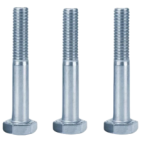 JIBIN/继彬 GB30 外六角螺栓 镀锌 碳钢 4.8级 半牙 M8×75 个