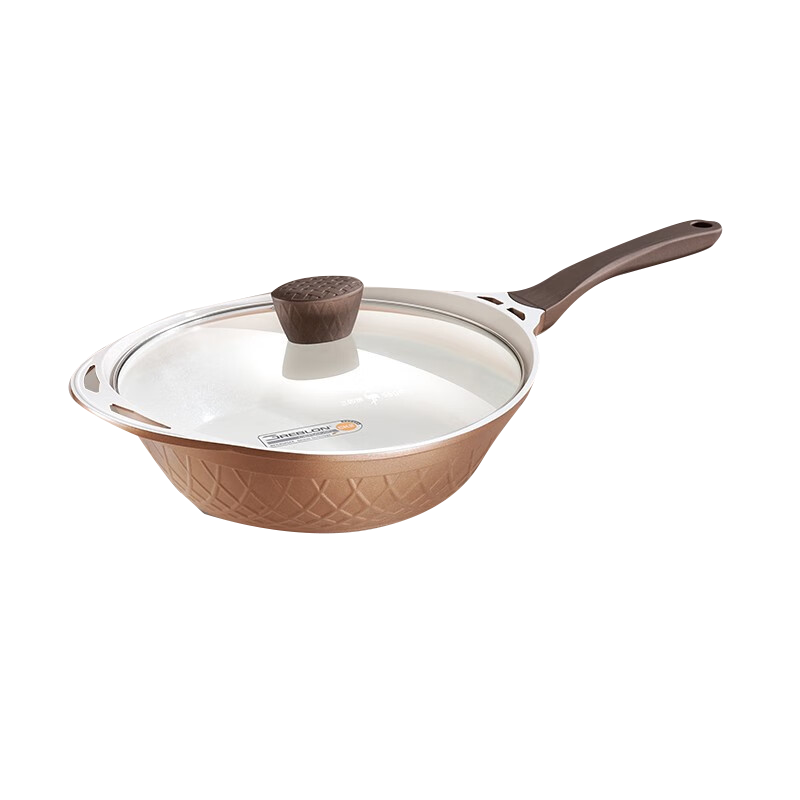 三四钢(SSGP)进口陶瓷层平底锅不粘锅煎锅:28cm