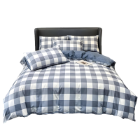 华北昶隆 简约格子三件套0.9-1.2米床用/套
