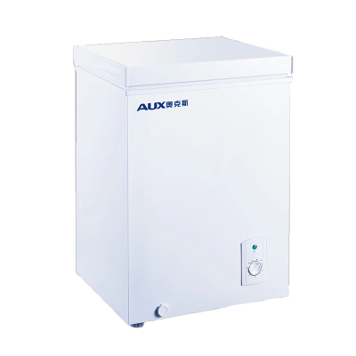 奥克斯102L减霜80%小冰柜家用全冷冻小型商用大容量速冻冷藏两用柜卧式迷你箱