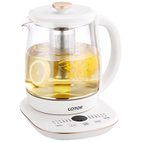 LOTOR养生壶1.8L全玻璃家用养生烧水壶滤筒款H20-LTK-MB