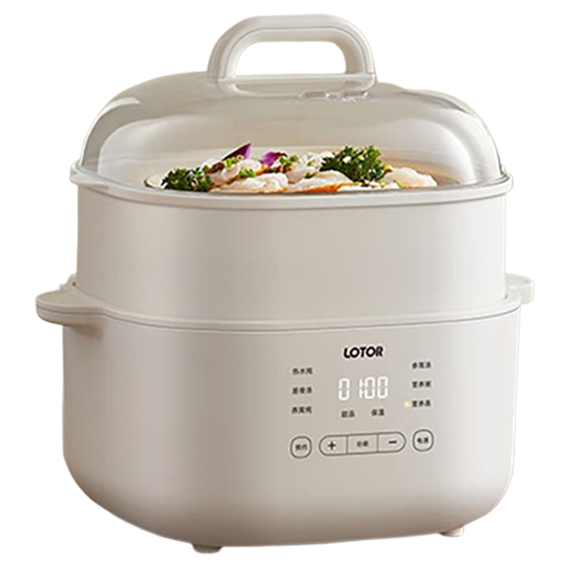 LOTOR电炖锅3.3L陶瓷蒸笼小炖锅LD-DDZ18-MB-SDZLK