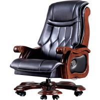 戴劲 老板椅商务大班椅可躺按摩电脑椅升降转椅10轮办公椅牛皮