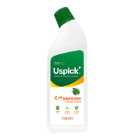 Uspick+悠选艾叶除菌除臭洁厕剂900ml强力除垢马桶厕所清洁剂